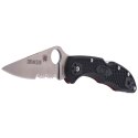 Nóż składany Spyderco Delica 4 Lightweight Thin Red Line, Combo VG-10 (C11FPSBKRDL)