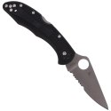 Nóż składany Spyderco Delica 4 Lightweight Thin Red Line, Combo VG-10 (C11FPSBKRDL)