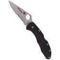 Nóż składany Spyderco Delica 4 Lightweight Thin Red Line, Combo VG-10 (C11FPSBKRDL)