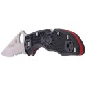 Nóż składany Spyderco Delica 4 Lightweight Thin Red Line, Combo VG-10 (C11FPSBKRDL)