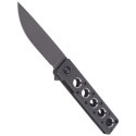 Nóż składany WE Knife Miscreant 3.0 Gray Titanium, Gray Stonewashed CPM 20CV by Brad Zinker (2101A)
