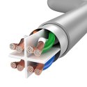 Kabel sieciowy Baseus High Speed, Ethernet RJ45, Gigabit, Cat.6, 0.5m (szary)