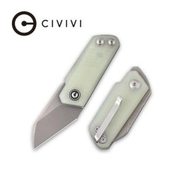 Nóż składany CIVIVI Ki-V Natural G10, Gray Stonewashed by Ostap Hel (C2108A)