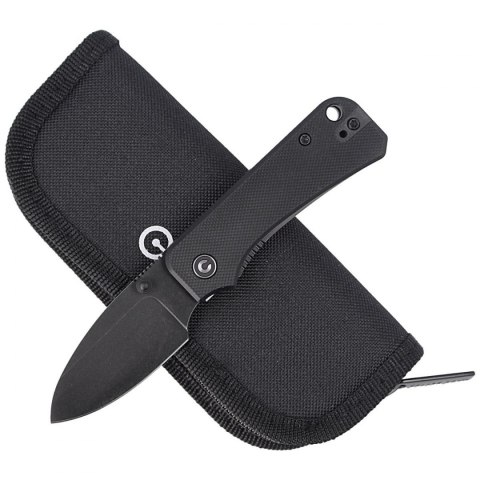 Nóż składany CIVIVI Baby Banter Black G10, Black Stonewashed, Nitro-V