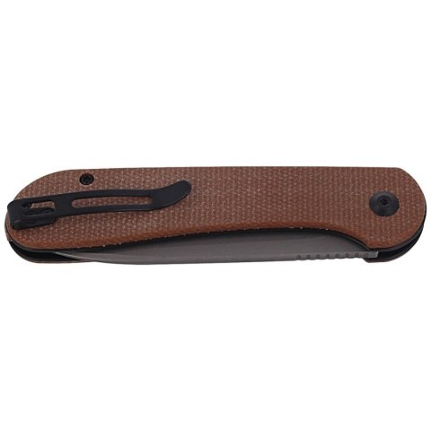 Nóż CIVIVI Button Lock Elementum Brown Micarta
