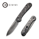 Nóż CIVIVI Button Lock Elementum Marble Carbon