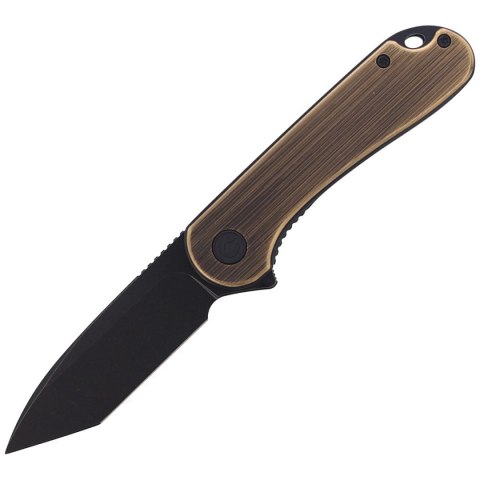 Nóż składany CIVIVI Elementum Flipper Black Brass, Black Stonewashed (C907T-A)