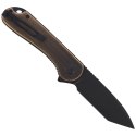 Nóż składany CIVIVI Elementum Flipper Black Brass, Black Stonewashed (C907T-A)