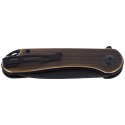 Nóż składany CIVIVI Elementum Flipper Black Brass, Black Stonewashed (C907T-A)