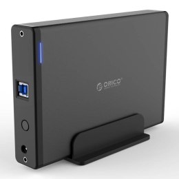 Obudowa dysku HDD 3,5'' Orico, USB 3.0, SATA (czarna)