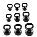 Ketllebell żeliwny pokryty winylem 24 kg KNV24 BLACK