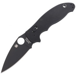 Nóż składany Spyderco Manix 2 G-10 Black / Black Blade (C101GPBBK2)