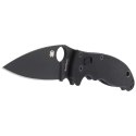 Nóż składany Spyderco Manix 2 G-10 Black / Black Blade (C101GPBBK2)