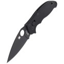 Nóż składany Spyderco Manix 2 G-10 Black / Black Blade (C101GPBBK2)