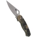 Nóż składany Spyderco Para Military 2 G-10 Camo Plain (C81GPCMO2)