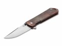 Boker Plus Kihon Assisted Copper - solidny nóż składany, D2, Miedź