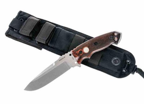 Nóż Hogue EX-F01 5.5 Rosewood A2 + Nylonowa Pochwa MOLLE