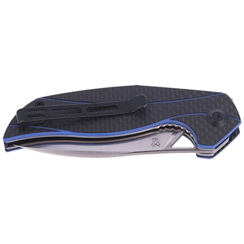 Nóż składany CIVIVI Anthropos Blue G10 / Carbon Fiber, Satin Finish by Elijah Isham (C903B)