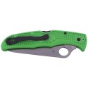 Nóż składany Spyderco Pacific Salt 2 Green LC200N Plain (C91FPGR2)