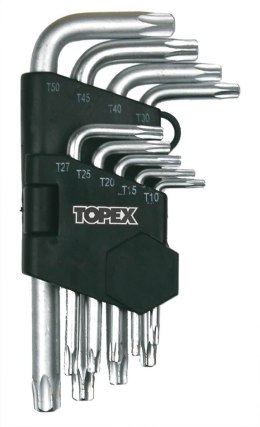 TOPEX KLUCZE TORX 9 SZTUK T10-T50MM