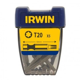 IRWIN KOŃCÓWKA TYPU TORX 1/4' DŁUGA 50MM 5 SZT. T20