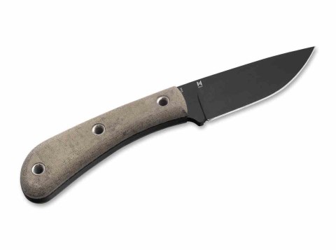 Boker Plus Little Rok - solidny nóż stały z ostrzem SK-85, rękojeść Micatra