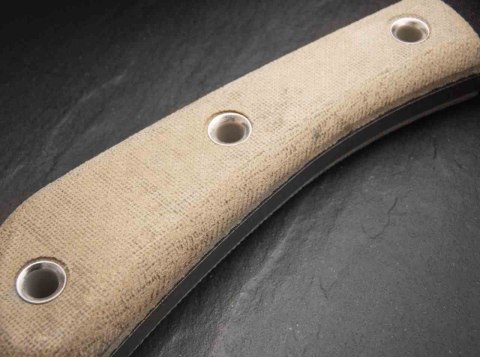 Boker Plus Little Rok - solidny nóż stały z ostrzem SK-85, rękojeść Micatra