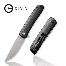 Nóż składany CIVIVI Bo Black G10, Gray Stonewashed Nitro-V by Brad Zinker (C20009B-3)