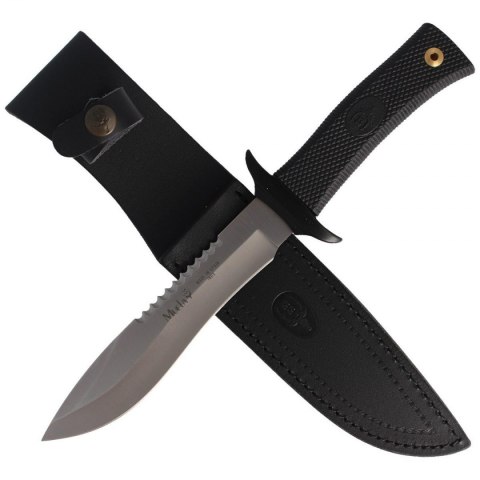 Nóż Muela 55-16 Black Rubber, Satin 420H