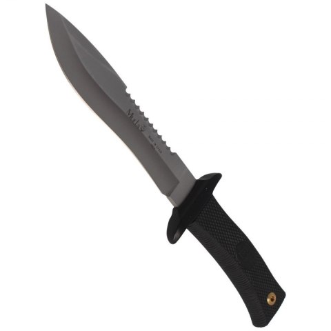 Nóż Muela 55-16 Black Rubber, Satin 420H