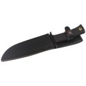 Nóż Muela Black Rubber, Satin 420H (55-16)