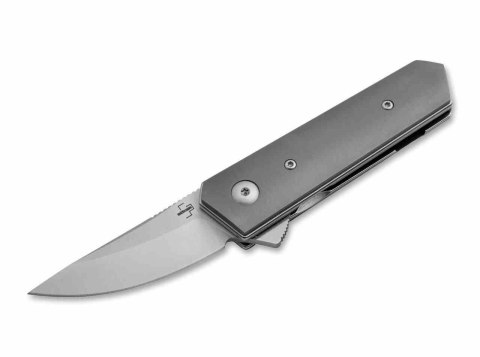 Boker Plus Kwaiken Stubby Titanium - kompaktowy nóż składany z tytanową rękojeścią