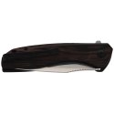 Nóż składany CIVIVI Baklash Black Ebony Wood, Satin Finish (C801E)