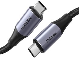 Kabel USB-C 3.1 Gen.2 UGREEN US355, 5A, 100W, 4K, 10Gbps, 1m (czarny)
