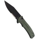 Nóż składany CIVIVI Cogent Green Micarta, Black Stonewashed (C20038E-4)