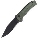 Nóż składany CIVIVI Cogent Green Micarta, Black Stonewashed (C20038E-4)