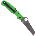 Nóż składany Spyderco Atlantic Salt Green, LC200N Plain (C89FPGR)