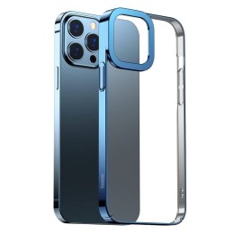 Przeźroczyste Etui Baseus Glitter do iPhone 13 Pro (niebieskie)