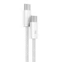 Kabel USB-C do USB-C Baseus Dynamic, 100W, 1m (biały)