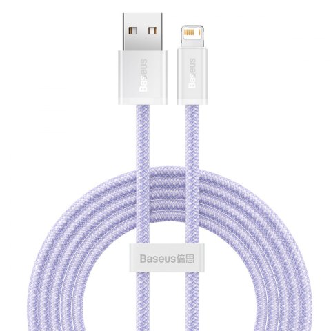 Kabel USB do Lightning Baseus Dynamic, 2.4A, 2m (Fioletowy)