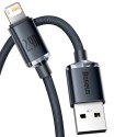 Kabel USB do Lightning Baseus Crystal Shine, 2.4A, 1.2m (czarny)
