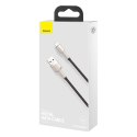 Kabel USB do Lightning Baseus Cafule, 2.4A, 0,25m (czarny)