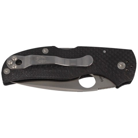 Nóż składany Spyderco Native 5 Fluted Carbon Fiber, Satin CPM S90V by Sal Glesser (C41CFFP5)
