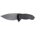 Nóż składany WE Knife Kitefin Shredded Carbon Fiber / Gray Ti, Polished Bead Blasted CPM S35VN (2001B)