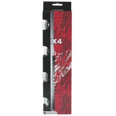 PU 70x24 82A PRZEZROCZYSTE KÓŁKA (4 szt.) NILS EXTREME