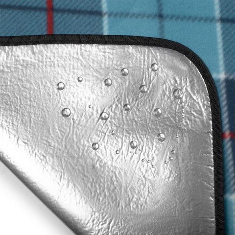 NC8002 NIEBIESKI KRATKA KOC PIKNIKOWY 250x200 PE ALU NILS CAMP