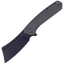 Nóż składany CIVIVI Bullmastiff Dark Green Micarta, Black Stonewashed (C2006F)