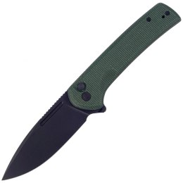 Nóż składany Civivi Conspirator Green Micarta, Black Stonewashed (C21006-2)