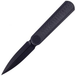 Nóż składany WE Knife Eidolon Dagger Twill Carbon Fiber, Black Stonewashed by Justin Lundquist (WE19074B-C)