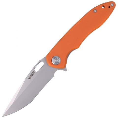 Nóż składany Kubey Knife Darknesss Orange G10, Bead Blasted D2